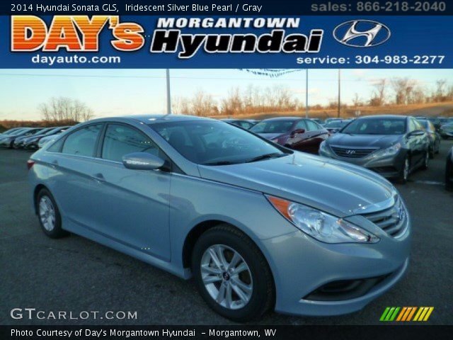 2014 Hyundai Sonata GLS in Iridescent Silver Blue Pearl