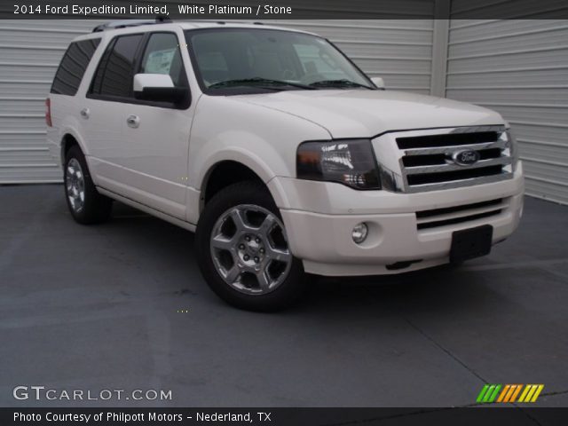 2014 Ford Expedition Limited in White Platinum