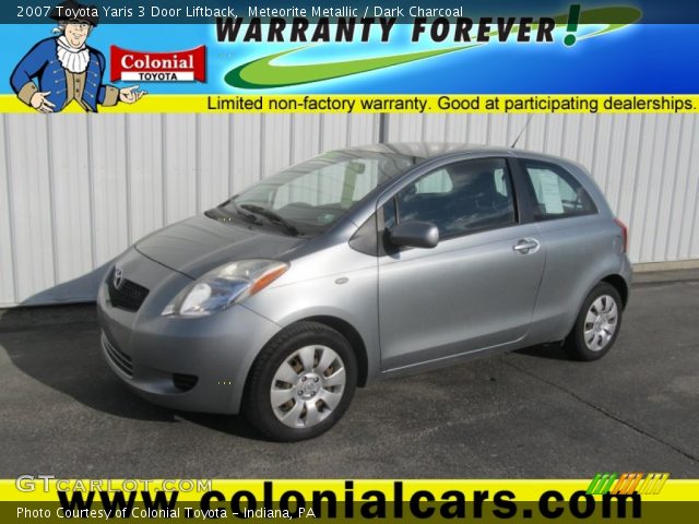 2007 Toyota Yaris 3 Door Liftback in Meteorite Metallic