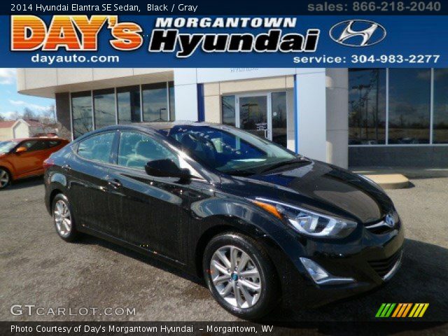 2014 Hyundai Elantra SE Sedan in Black