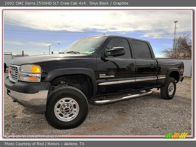2002 GMC Sierra 2500HD SLT Crew Cab 4x4 in Onyx Black