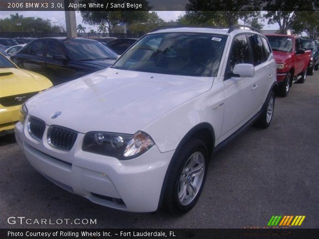 2006 BMW X3 3.0i in Alpine White