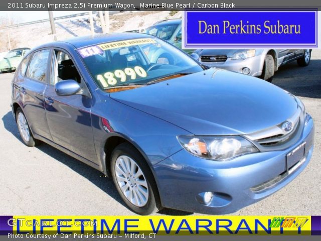 2011 Subaru Impreza 2.5i Premium Wagon in Marine Blue Pearl