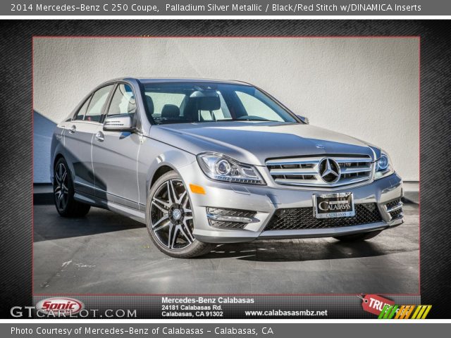 2014 Mercedes-Benz C 250 Coupe in Palladium Silver Metallic