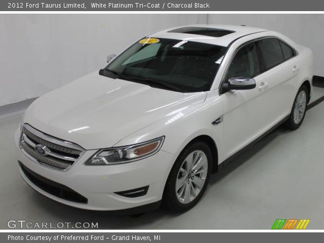 2012 Ford Taurus Limited in White Platinum Tri-Coat