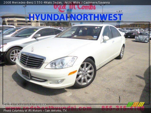 2008 Mercedes-Benz S 550 4Matic Sedan in Arctic White