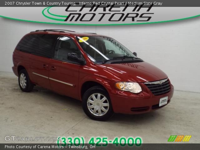 2007 Chrysler Town & Country Touring in Inferno Red Crystal Pearl