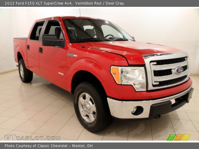 2013 Ford F150 XLT SuperCrew 4x4 in Vermillion Red