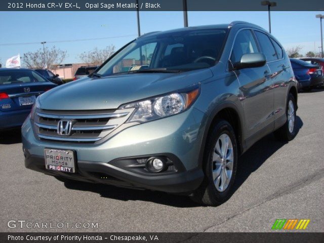 2012 Honda CR-V EX-L in Opal Sage Metallic