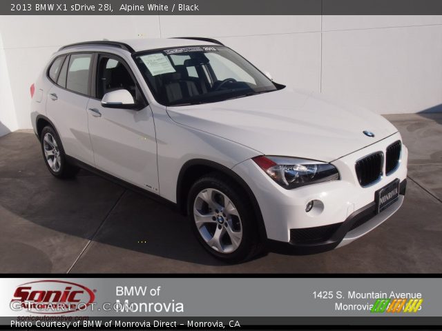 2013 BMW X1 sDrive 28i in Alpine White