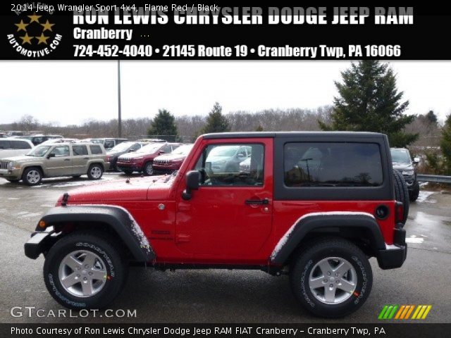 2014 Jeep Wrangler Sport 4x4 in Flame Red