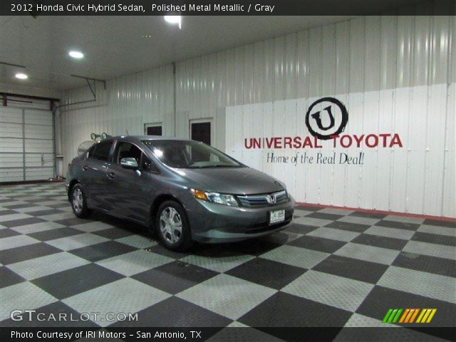 2012 Honda Civic Hybrid Sedan in Polished Metal Metallic
