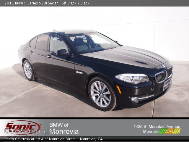 2011 BMW 5 Series 528i Sedan in Jet Black