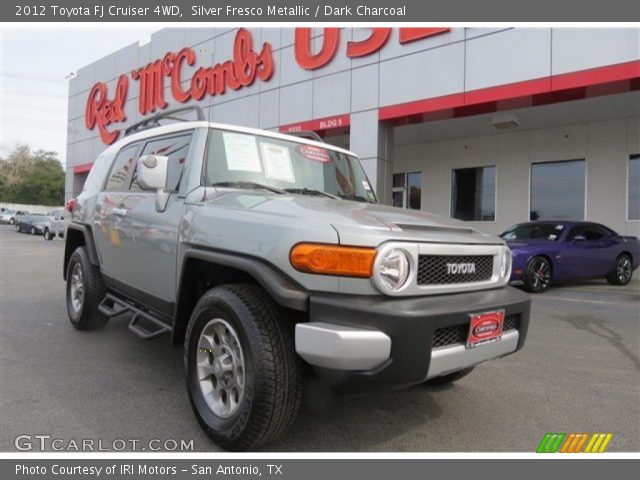 2012 Toyota FJ Cruiser 4WD in Silver Fresco Metallic