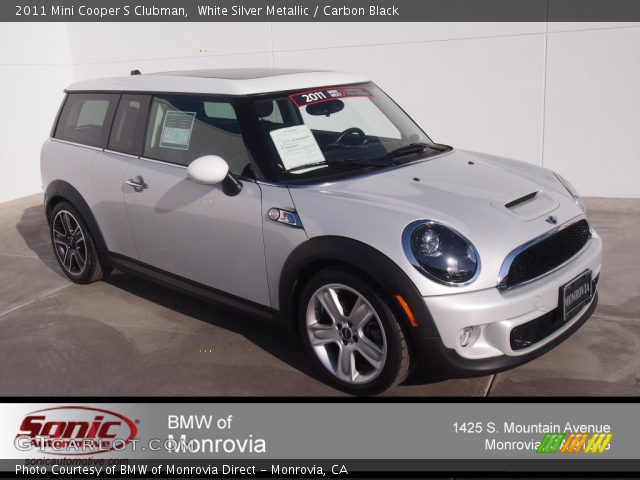 2011 Mini Cooper S Clubman in White Silver Metallic
