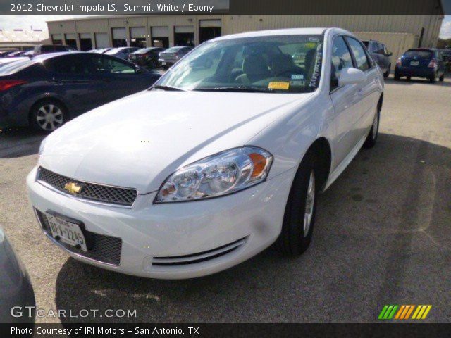 2012 Chevrolet Impala LS in Summit White