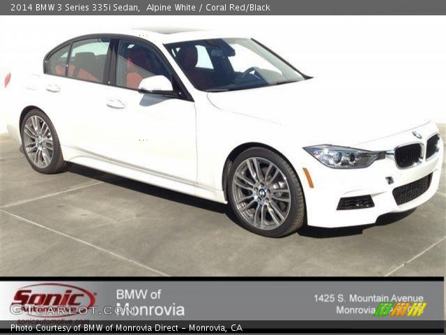 2014 BMW 3 Series 335i Sedan in Alpine White