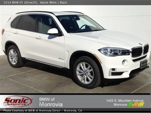 2014 BMW X5 sDrive35i in Alpine White