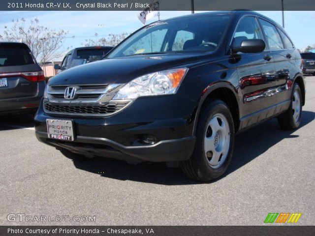 2011 Honda CR-V LX in Crystal Black Pearl