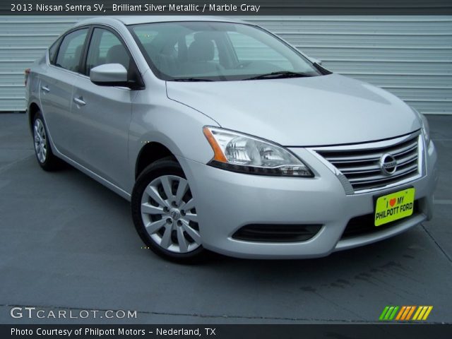 2013 Nissan Sentra SV in Brilliant Silver Metallic