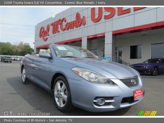 2008 Toyota Solara SLE V6 Convertible in Cosmic Blue Metallic