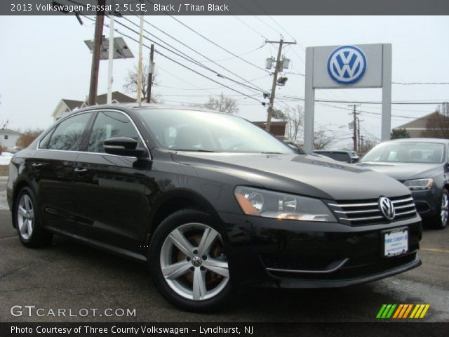 2013 Volkswagen Passat 2.5L SE in Black