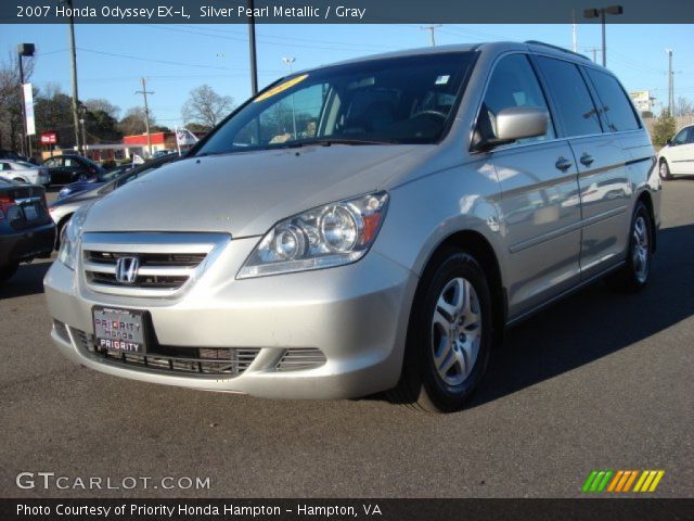 2007 Honda Odyssey EX-L in Silver Pearl Metallic