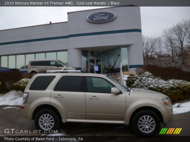 2010 Mercury Mariner V6 Premier 4WD in Gold Leaf Metallic