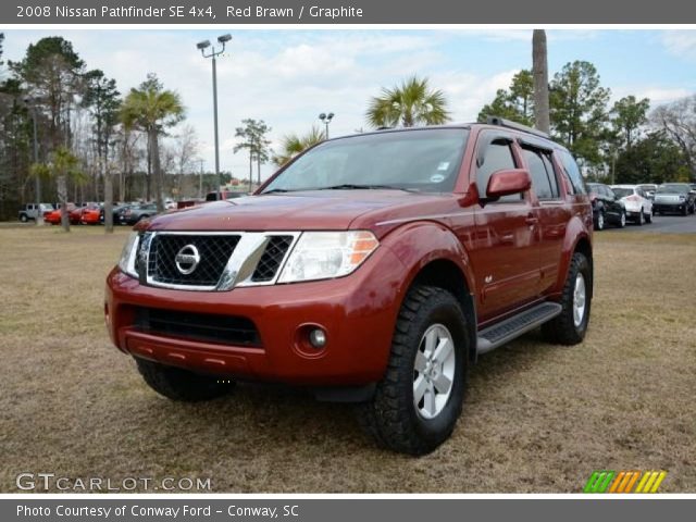 2008 Nissan Pathfinder SE 4x4 in Red Brawn