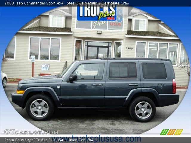 2008 Jeep Commander Sport 4x4 in Steel Blue Metallic