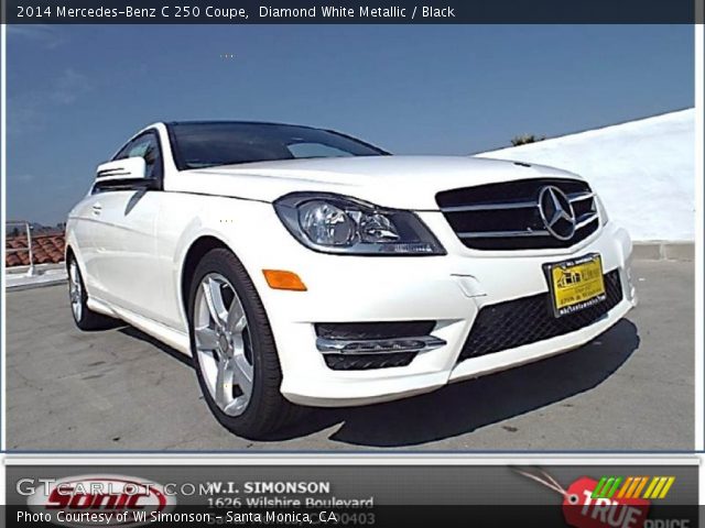 2014 Mercedes-Benz C 250 Coupe in Diamond White Metallic