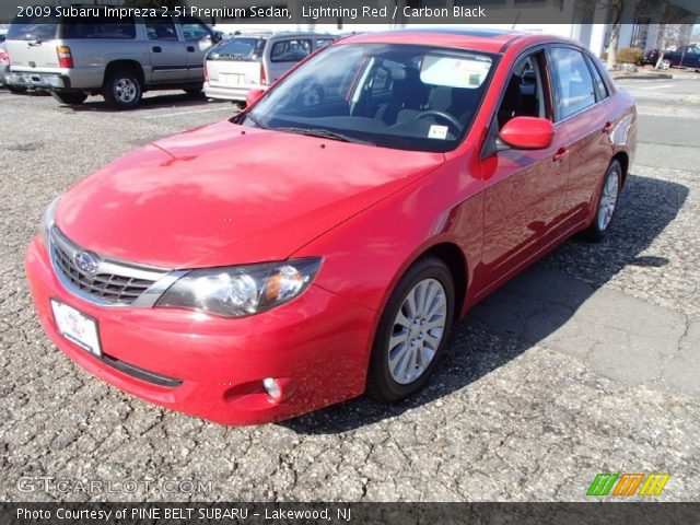 2009 Subaru Impreza 2.5i Premium Sedan in Lightning Red