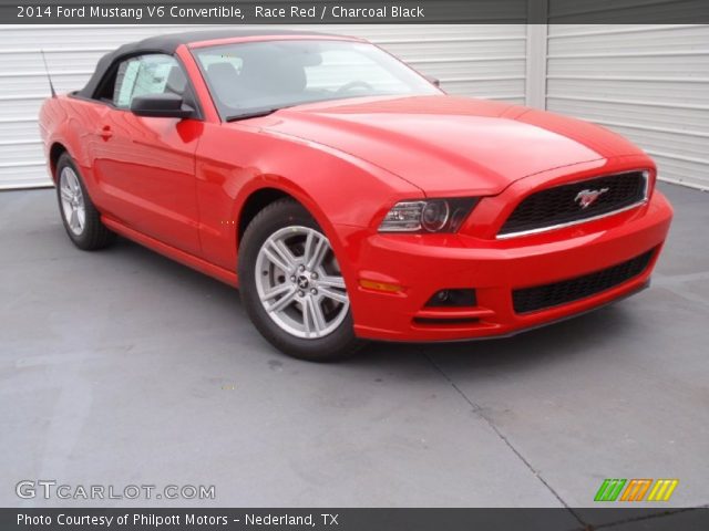 2014 Ford Mustang V6 Convertible in Race Red