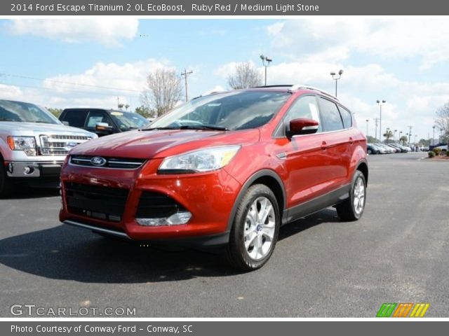 2014 Ford Escape Titanium 2.0L EcoBoost in Ruby Red