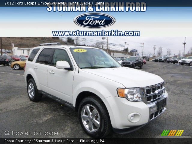 2012 Ford Escape Limited V6 4WD in White Suede