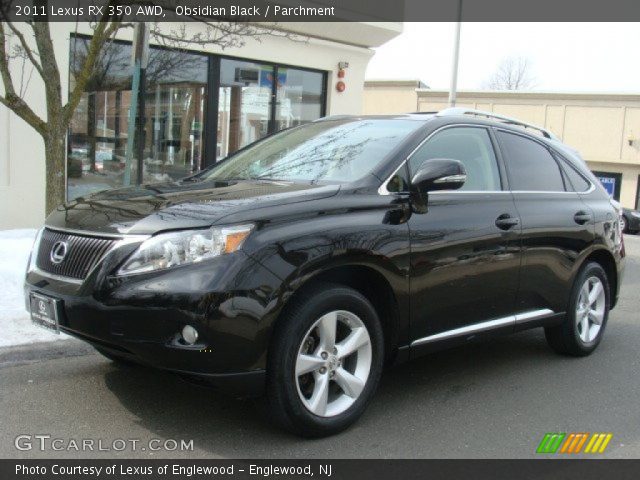 2011 Lexus RX 350 AWD in Obsidian Black