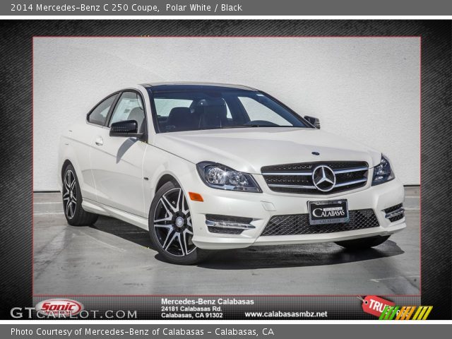 2014 Mercedes-Benz C 250 Coupe in Polar White