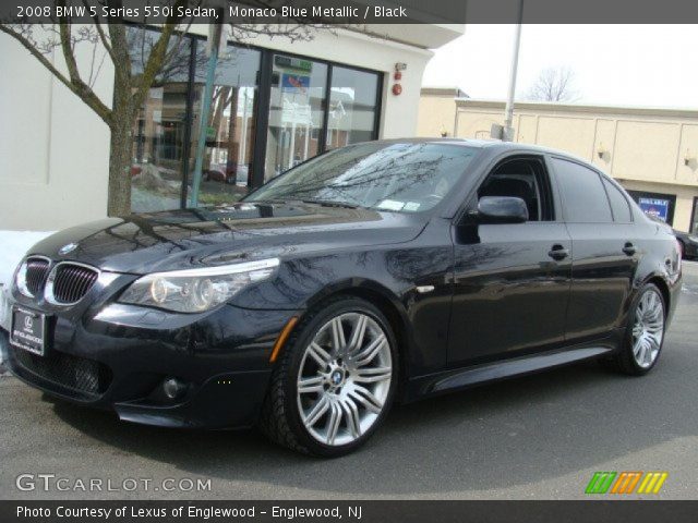 2008 BMW 5 Series 550i Sedan in Monaco Blue Metallic