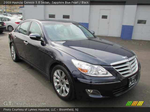 2009 Hyundai Genesis 3.8 Sedan in Sapphire Blue Pearl
