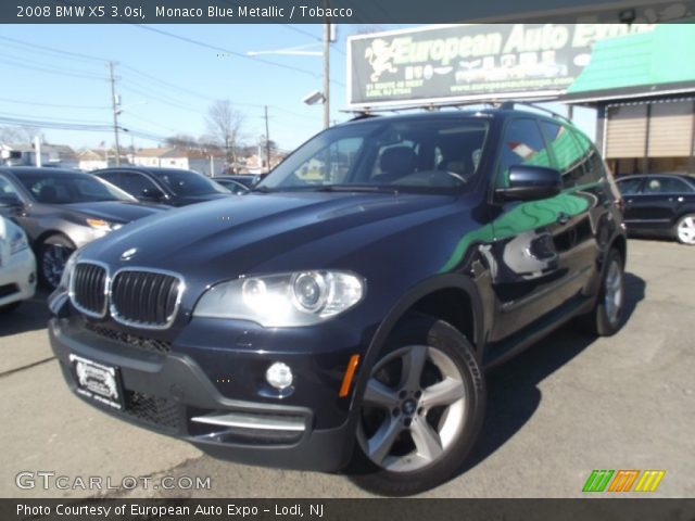2008 BMW X5 3.0si in Monaco Blue Metallic