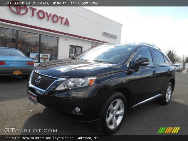 2011 Lexus RX 350 AWD in Obsidian Black