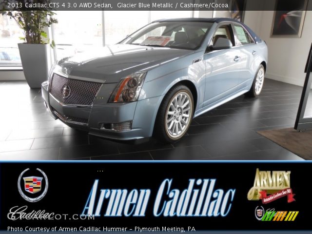 2013 Cadillac CTS 4 3.0 AWD Sedan in Glacier Blue Metallic