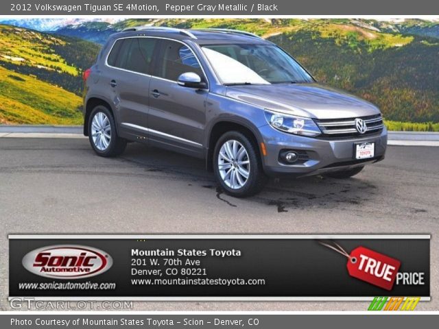 2012 Volkswagen Tiguan SE 4Motion in Pepper Gray Metallic