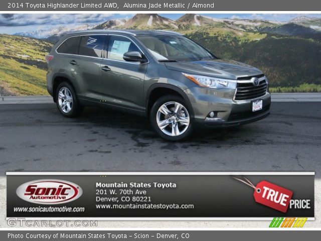 2014 Toyota Highlander Limited AWD in Alumina Jade Metallic