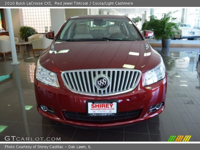 2010 Buick LaCrosse CXS in Red Jewel Tintcoat