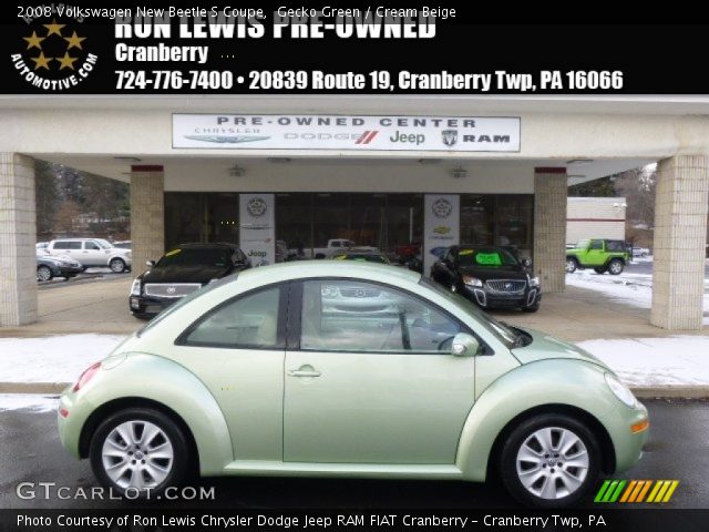 2008 Volkswagen New Beetle S Coupe in Gecko Green