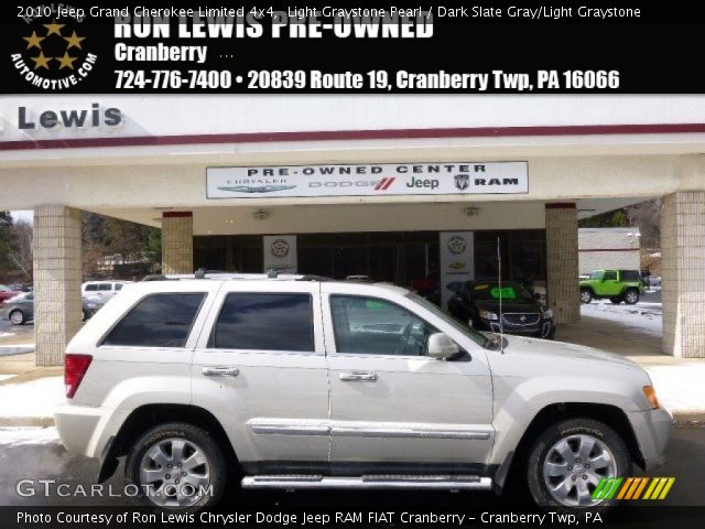 2010 Jeep Grand Cherokee Limited 4x4 in Light Graystone Pearl