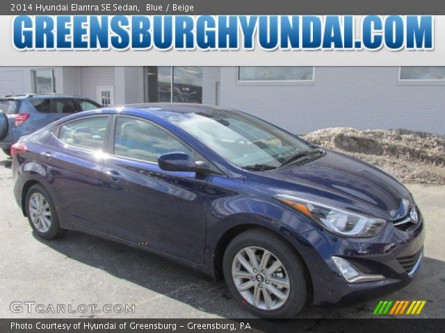 2014 Hyundai Elantra SE Sedan in Blue