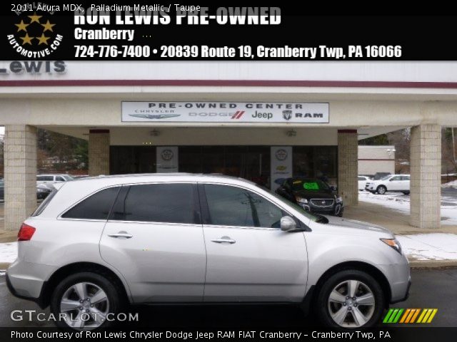 2011 Acura MDX  in Palladium Metallic