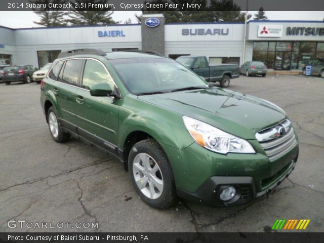 2014 Subaru Outback 2.5i Premium in Cypress Green Pearl